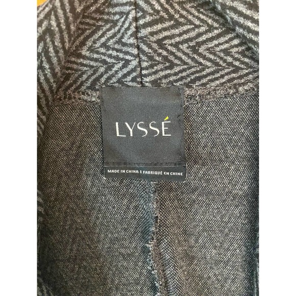Lysse Herringbone Open Front Cardigan Size S - Picture 2 of 8
